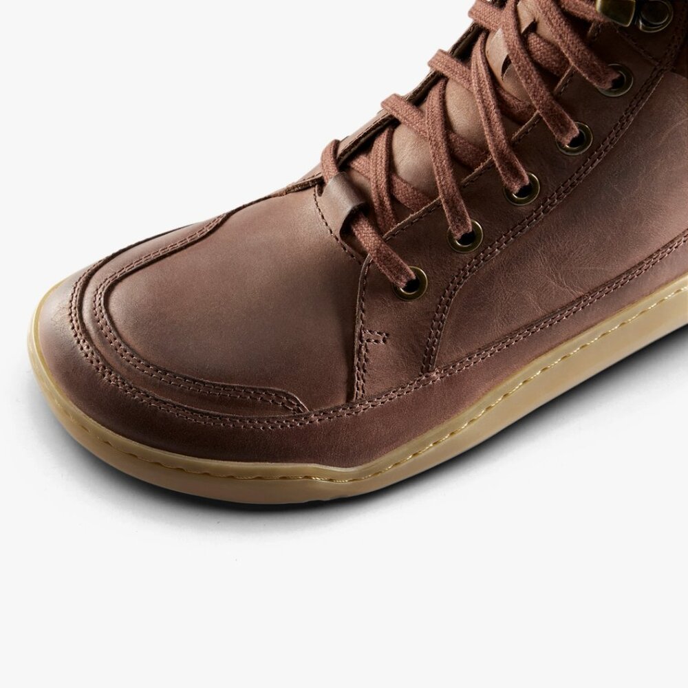 Vivobarefoot Gobi Boot Warmlined Womens in Bark - Picture 5 of 7